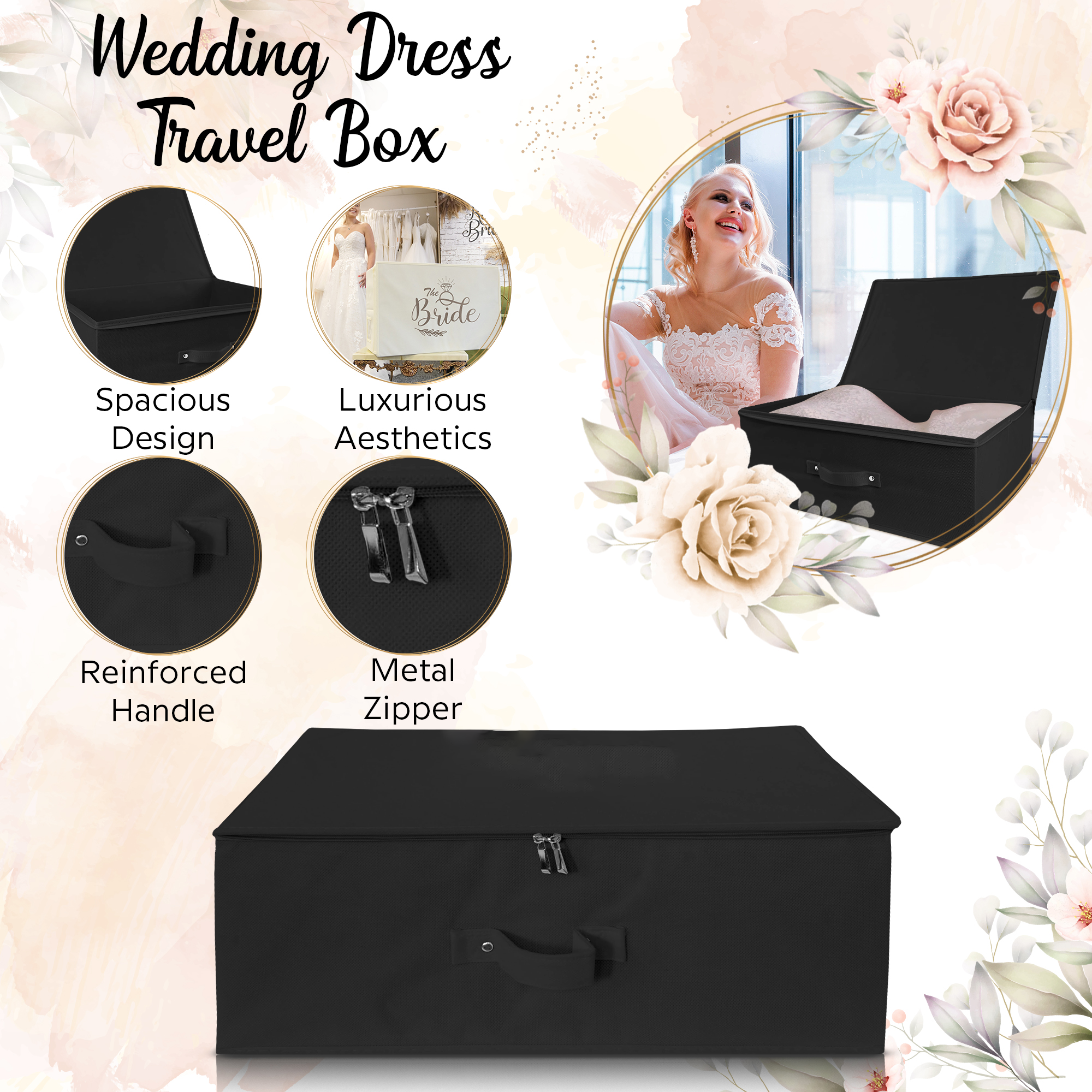 Wedding Dress Travel Storage Boxes Medium & Large Size