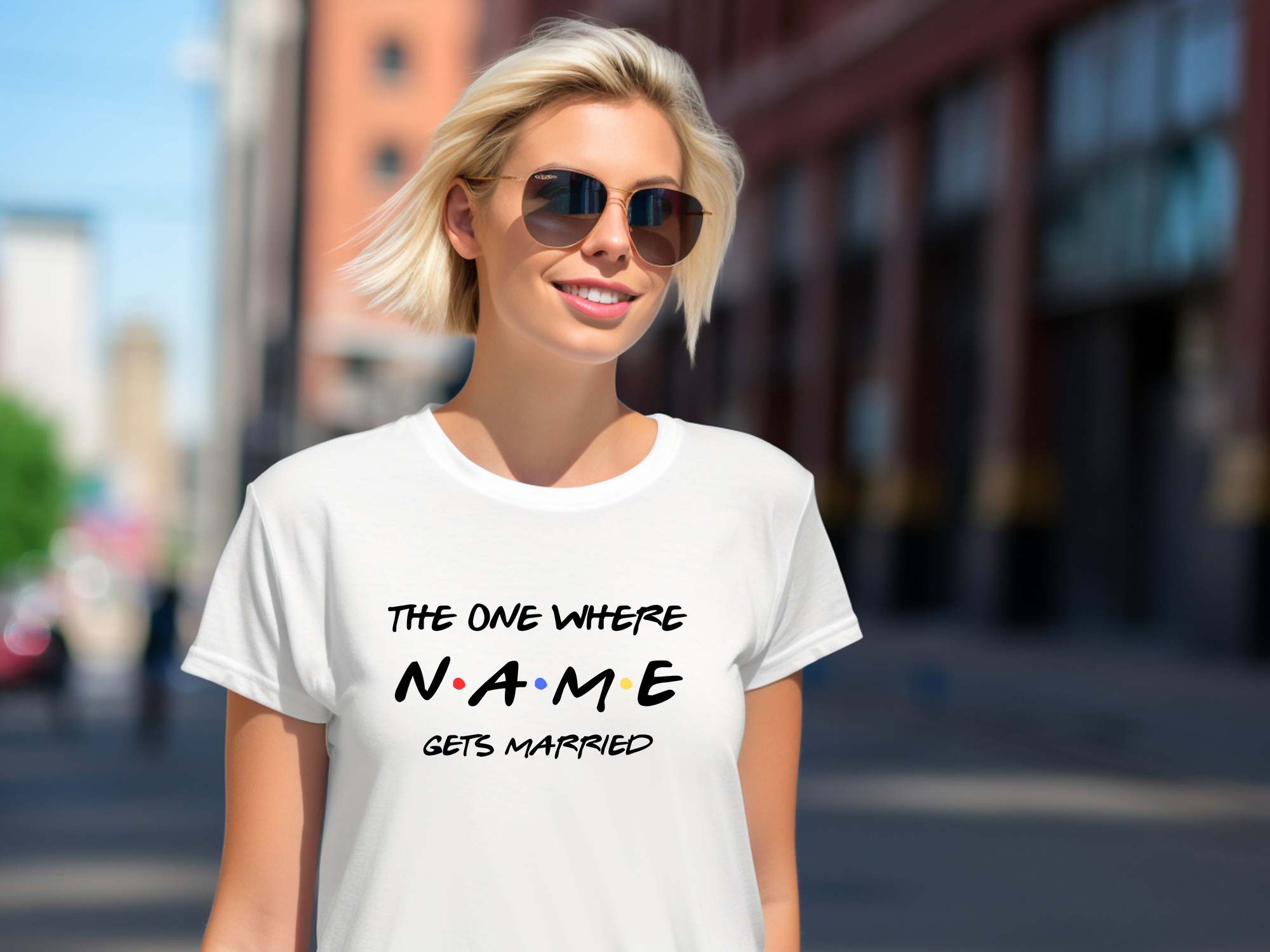 FRIENDS THEME Personalised Hen Do T Shirts