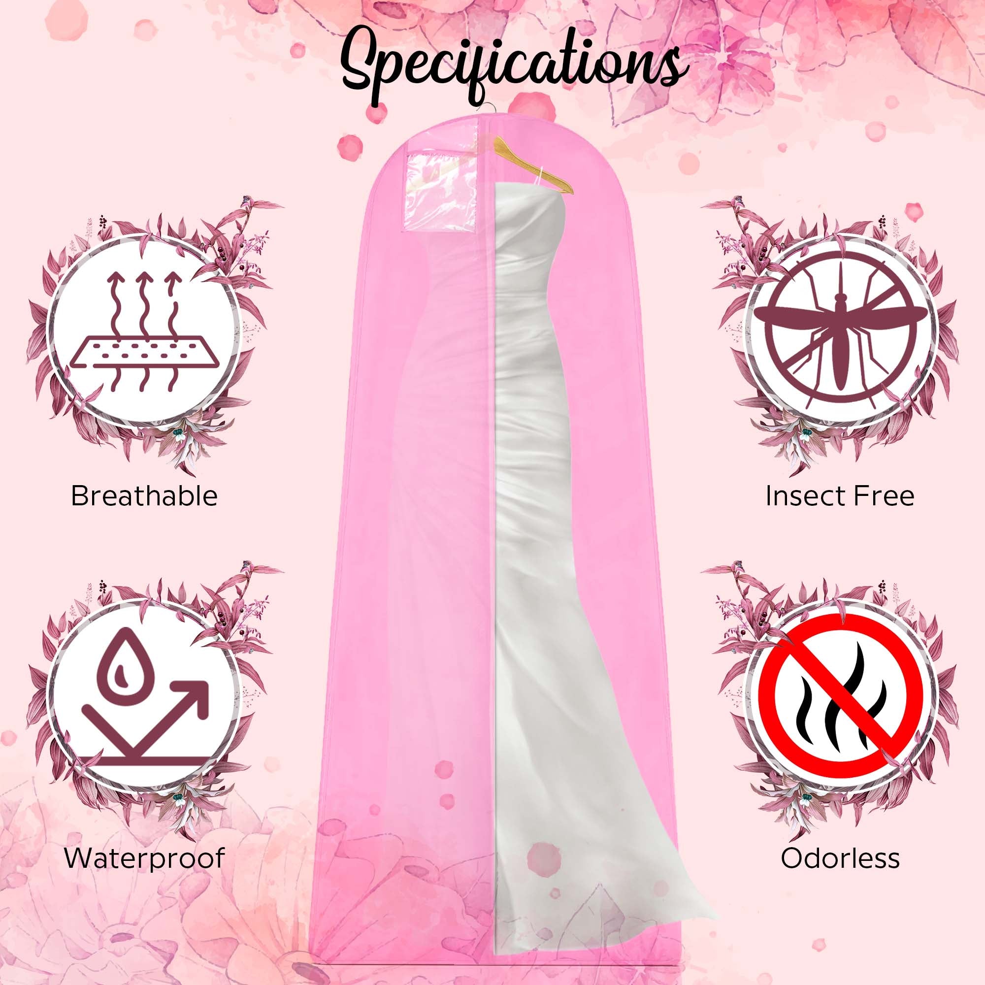 Extra Large 15" Gusset Bridal Dress Cover Bags