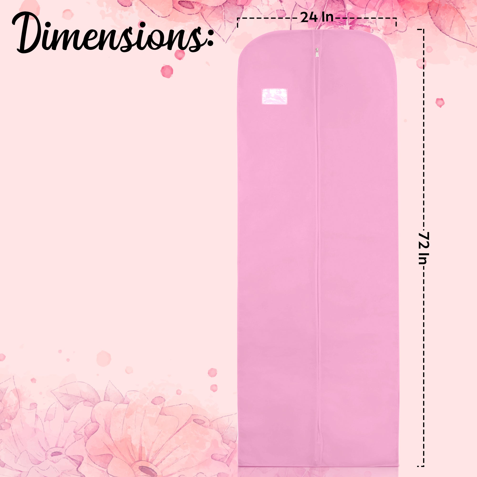 Personalised Long Evening Dress Cover Bags 72" inches