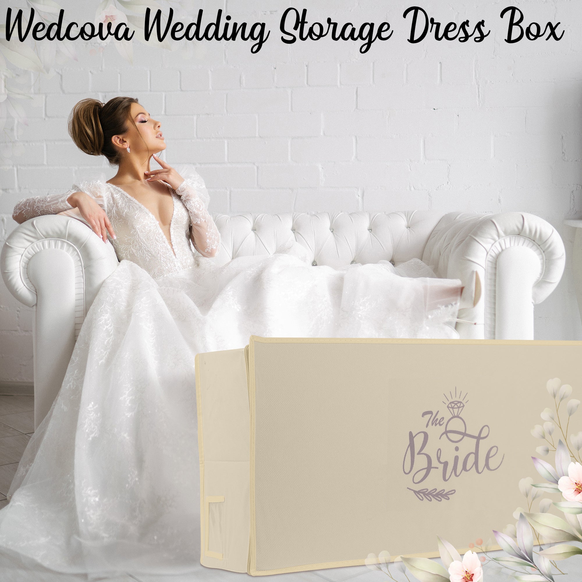 Printed with Your Logo Wedding Dress Travel Storage Boxes