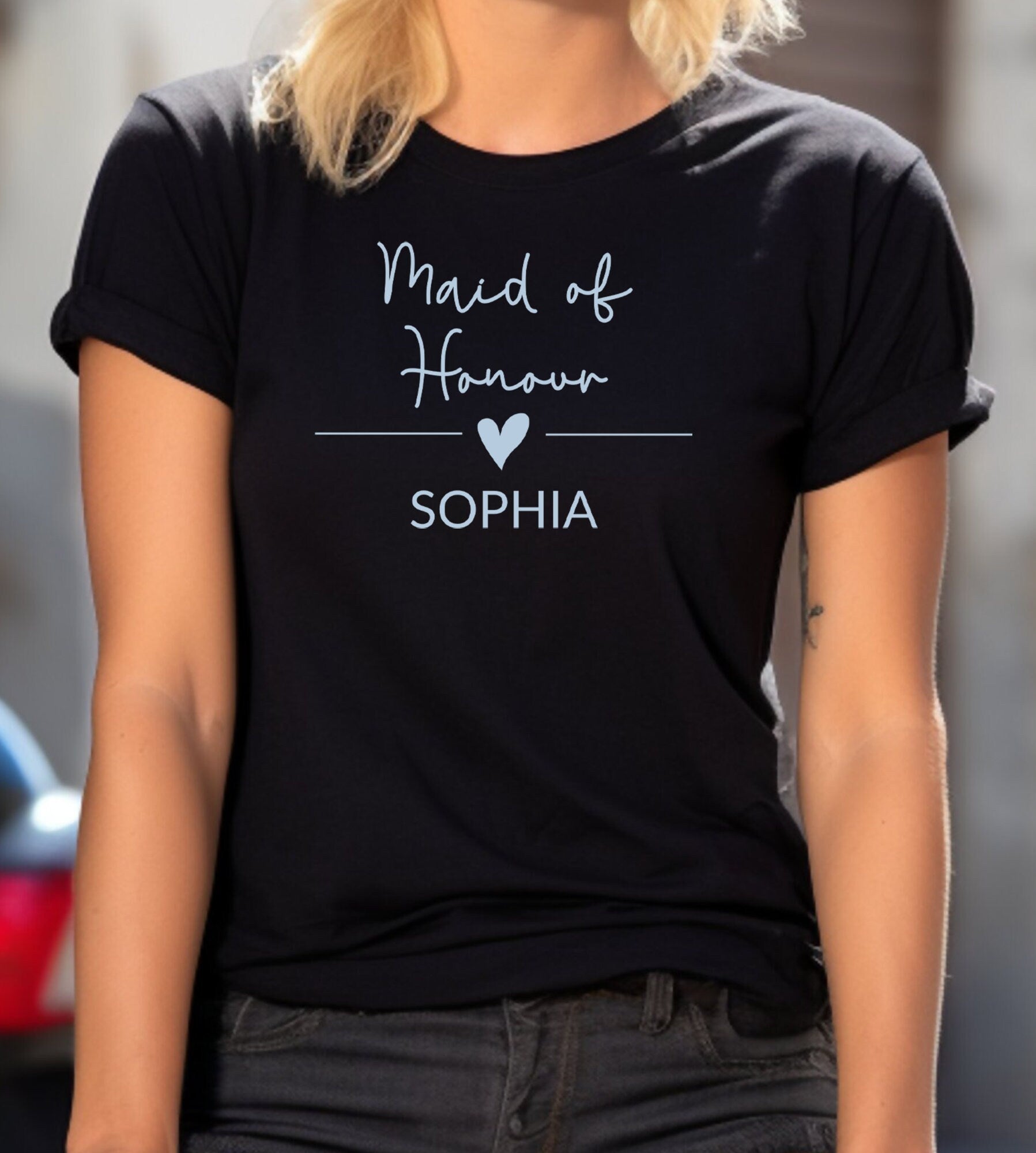 HEART THEME Personalised Hen Do T Shirts