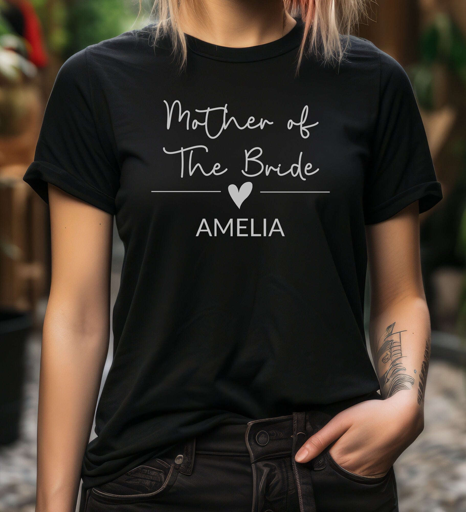 HEART THEME Personalised Hen Do T Shirts