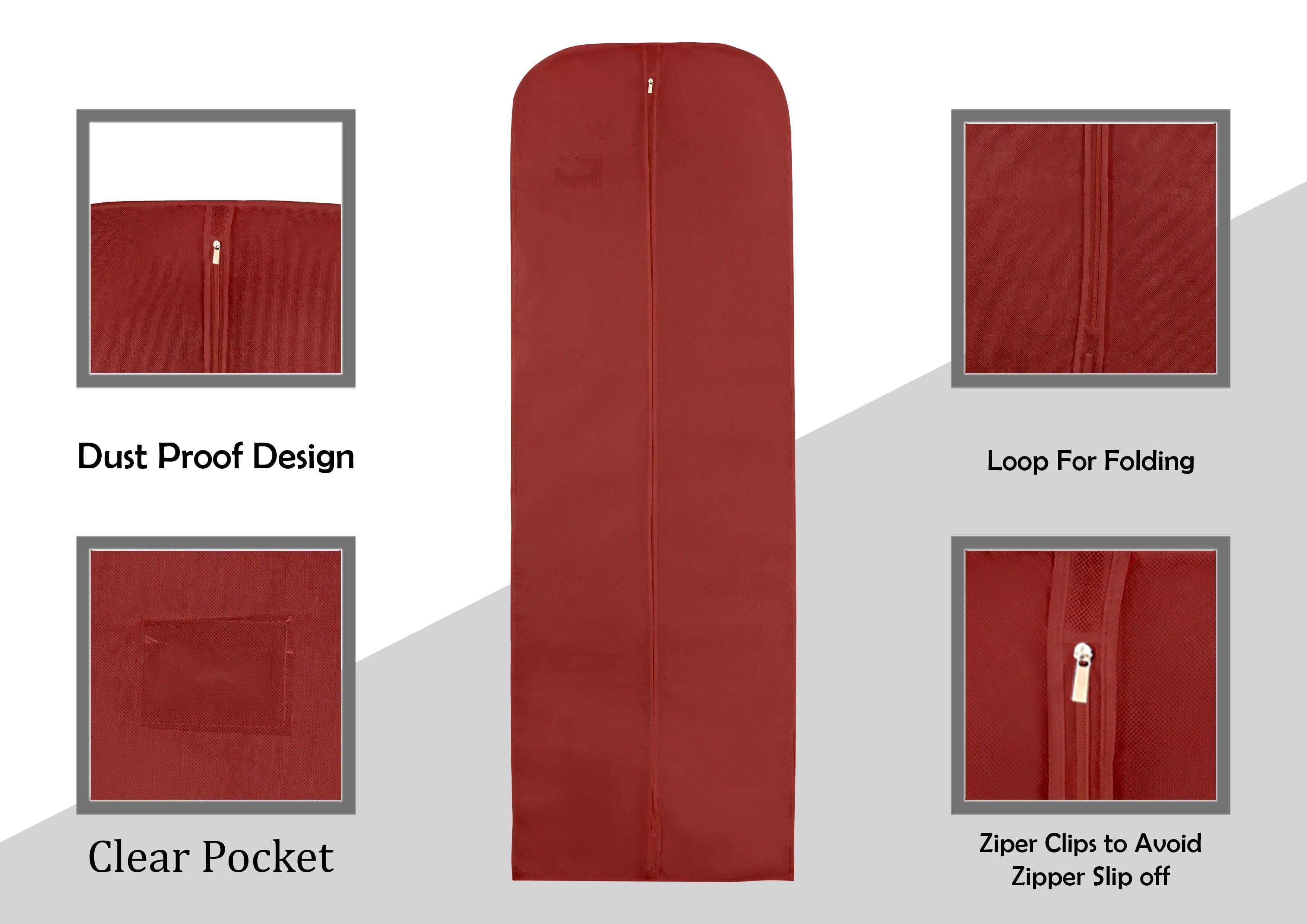 Personalised Long Evening Dress Cover Bags 72" inches - Wedcova UK Ltd