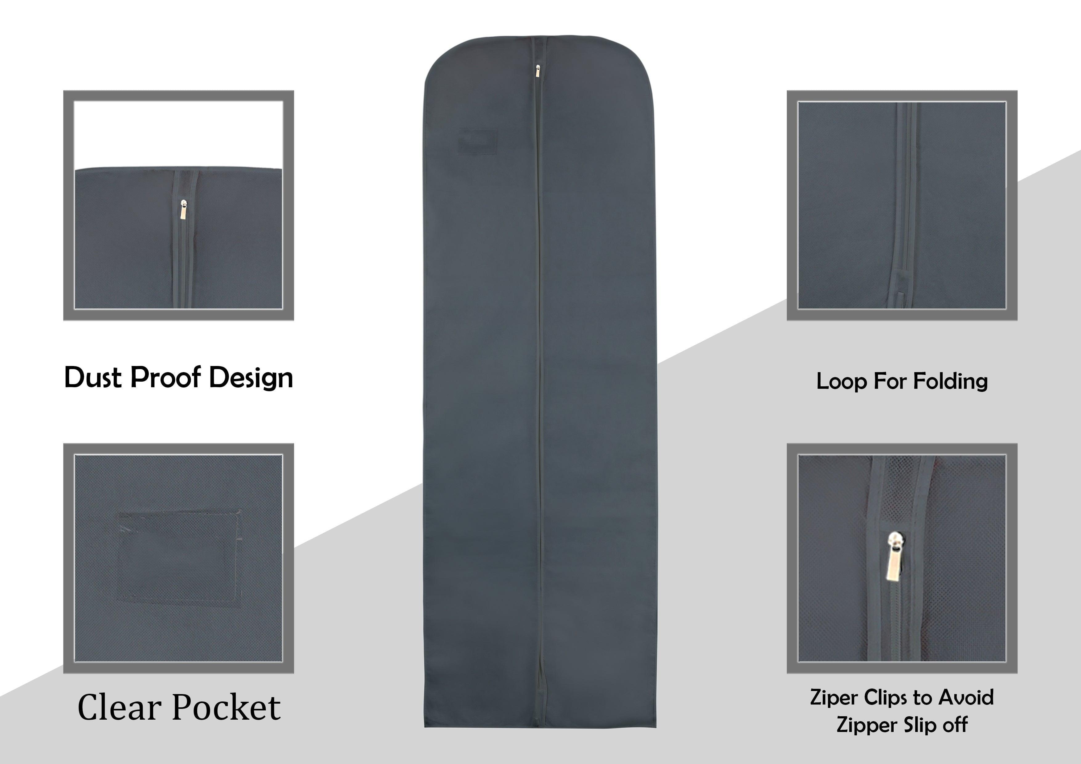 Personalised Long Evening Dress Cover Bags 72" inches - Wedcova UK Ltd