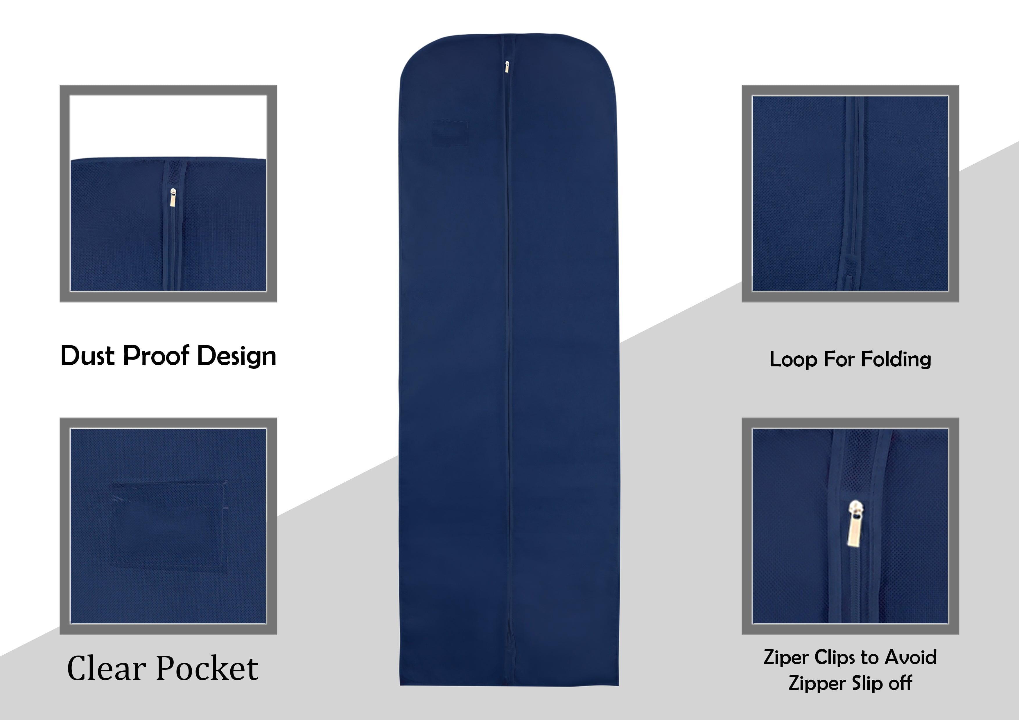 Personalised Long Evening Dress Cover Bags 72" inches - Wedcova UK Ltd