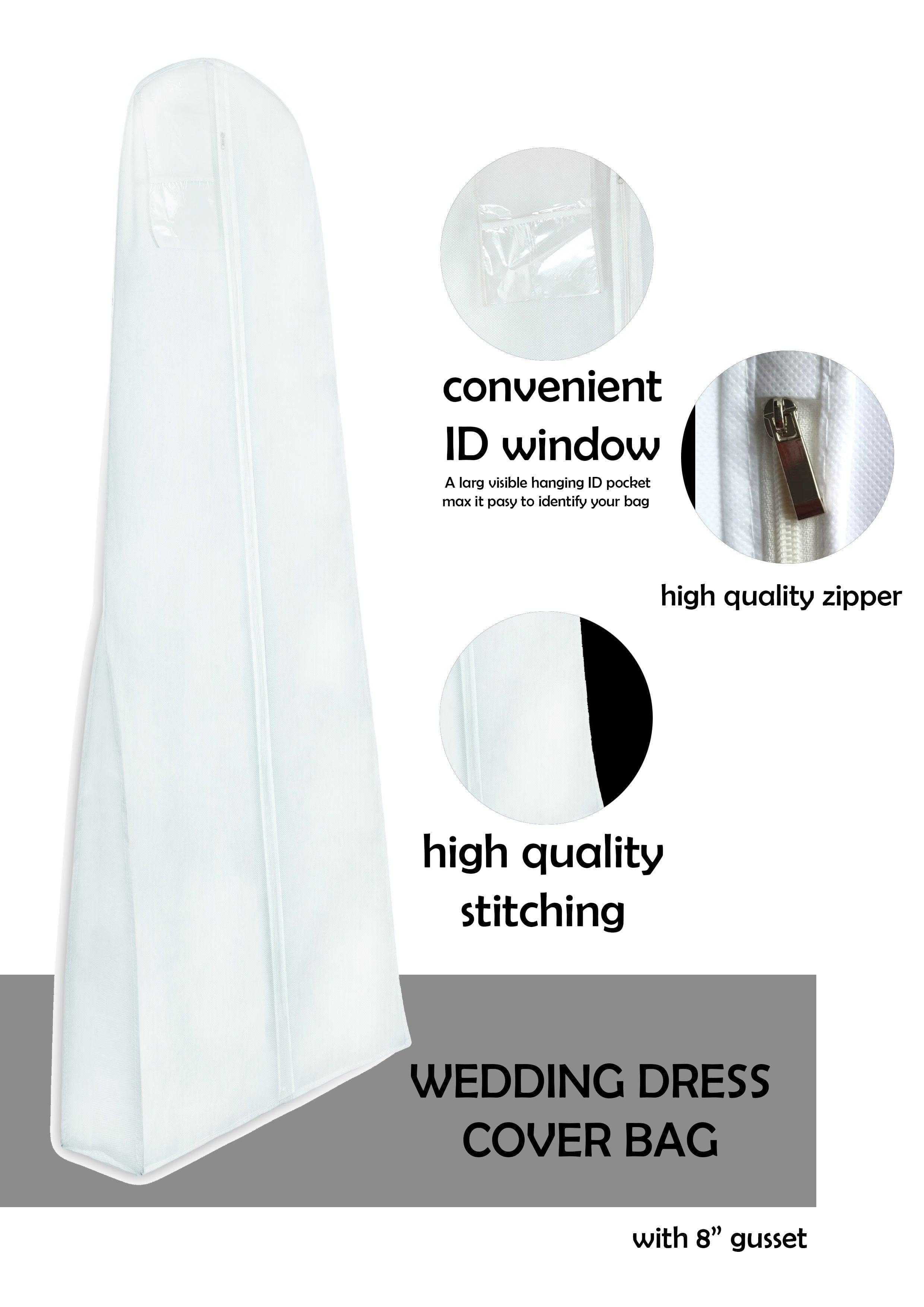 Standard 8" Gusset Bridal Dress Cover Bags - Wedcova UK Ltd