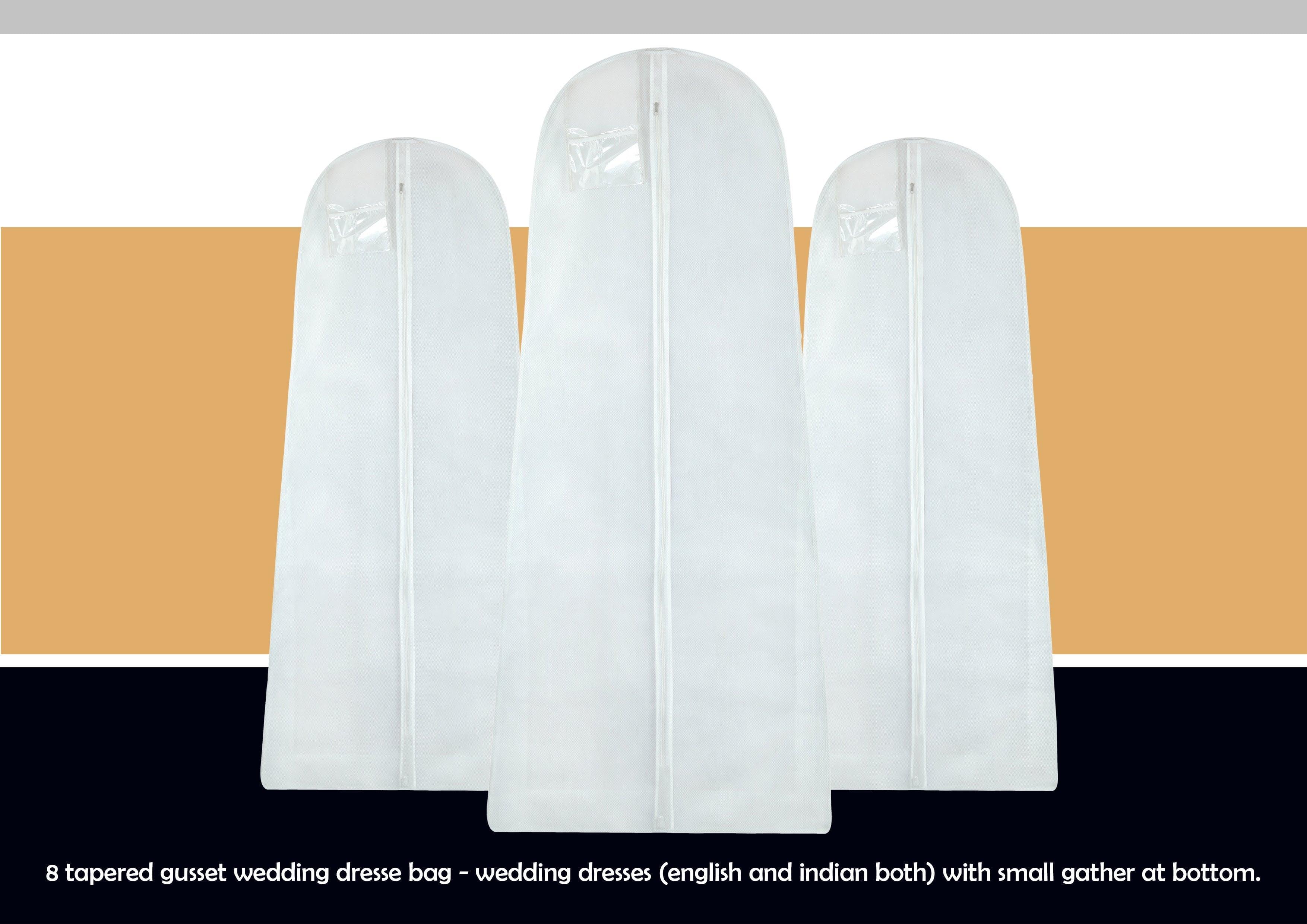 Standard 8" Gusset Bridal Dress Cover Bags - Wedcova UK Ltd