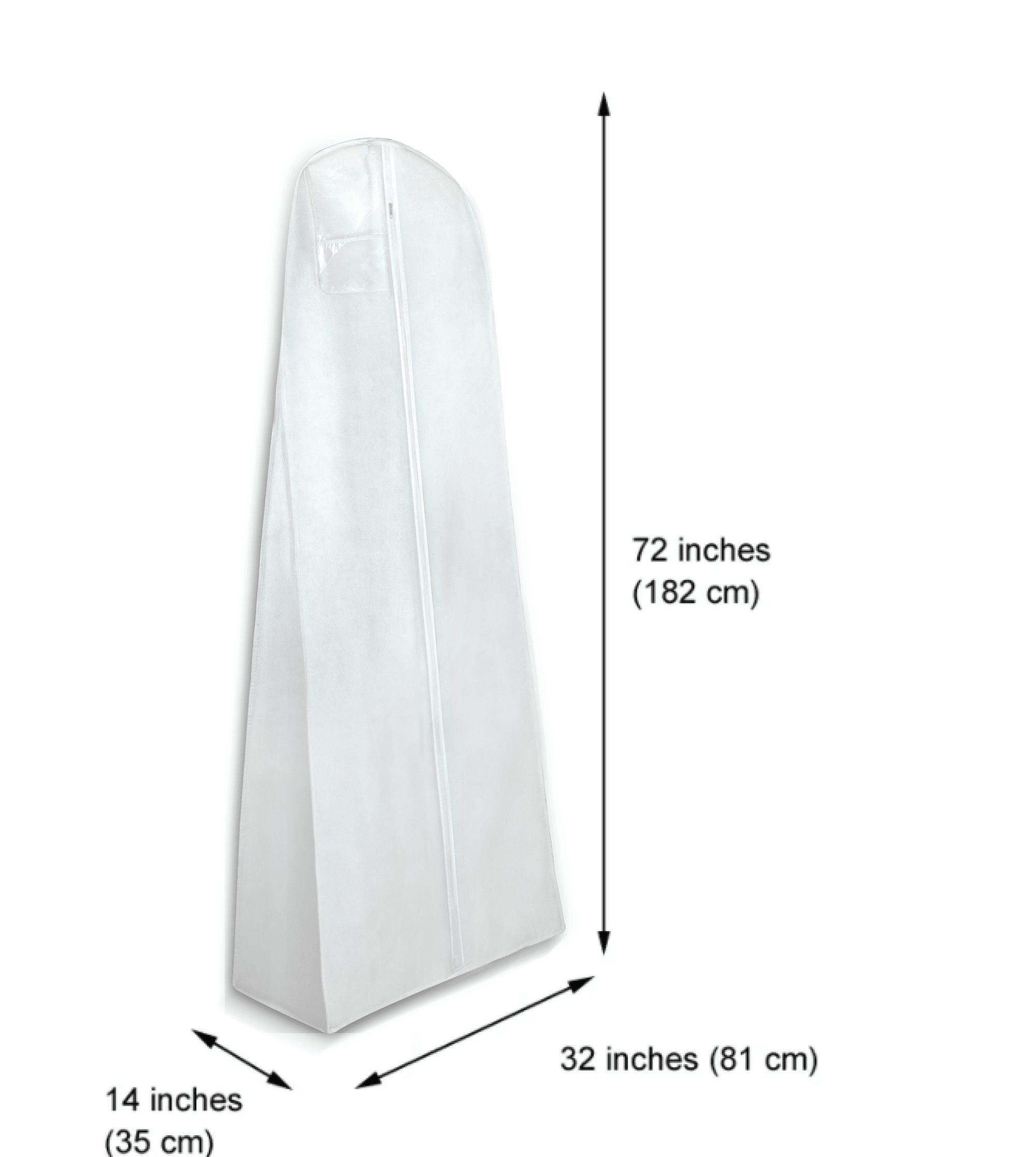 Extra Large 15" Gusset Bridal Dress Cover Bags - Wedcova UK Ltd