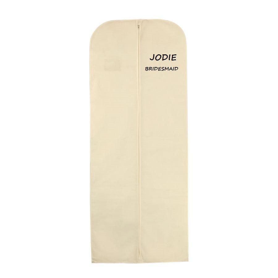 bridesmaid dress covers personalised Personalised Wedding Dress Cover Bag By Hoesh International